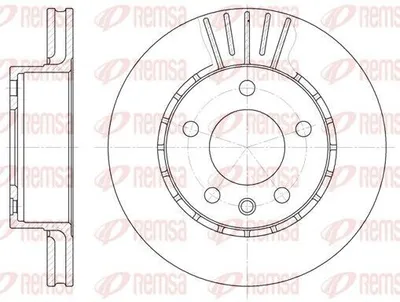 Produktbild von 2x REMSA Bremsscheibe 6202.10 vorne für OPEL Omega A Limousine (V87) 258mm 5 7kg