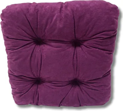 Immagine prodotto di Cuscino trapuntato per sedia viola 38x38x8 cm - 1224 cuscino elegante per cucina e terrazzo