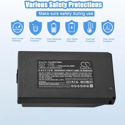 Image de TECHTEK Batterie compatible avec [Meidase] S965 Pro, pour [GardePro] X70 Pro remplace L780D