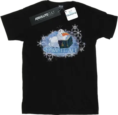 Produktbild von Disney - "Frozen 2 Snow It All" T-Shirt für Damen BI24534 (XL) (Schwarz)