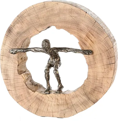 Produktbild von Casablanca by Gilde Dekofigur Skulptur Jumping bronze H. 29 cm,71803