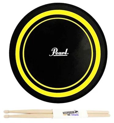 Produktbild von Pearl Übungspad PDR-08P mit Drumsticks 1 Paar