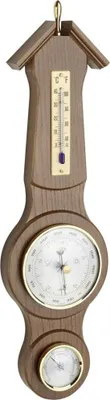 Produktbild von TFA Wetterstation Eiche massiv rustikal, Thermometer, Barometer, Hygrometer