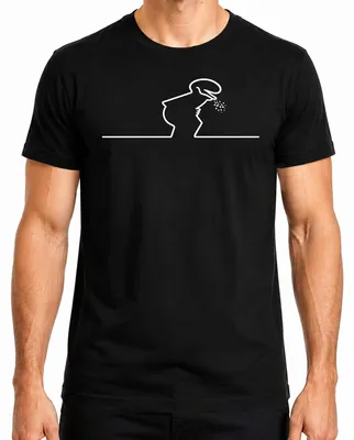 Produktbild von La Linea Balum Strichmännchen Retro Cartoon Osvaldo Cavandoli Herren T-Shirt, Schwarz, 3XL