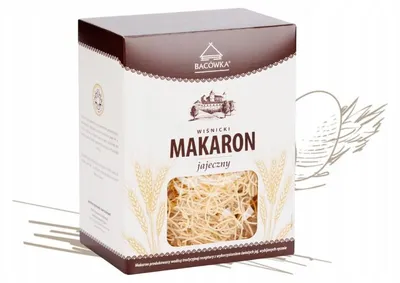 Zdjęcie produktu dla Makaron jajeczny rosół 250g Bacówka