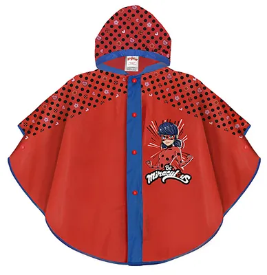 Produktbild von Regen Poncho Lady Bug Girls Eva Red 3-6 Jahre