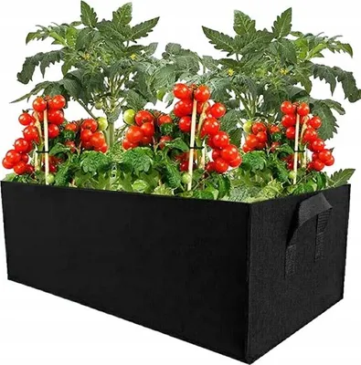 Zdjęcie produktu dla Torba Worek Grządka Do Uprawy Sadzenia Doniczka Do Warzyw Kwiatów 100X60Cm