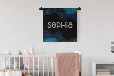 Produktbild von MuchoWow® Wandteppich Wandbehang Sophia - Pastell - Mädchen 60x60 cm Tapisserie Dekoration Wandtuch - Dekorationen - Wand Decke