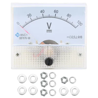 Obrázek produktu pro Ukazatel stejnosměrného voltmetru Panel Volt Meter Meter 85C1 DC 0 100V