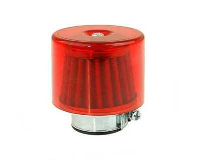 Produktbild von Luftfilter Air-System gerade, Anschlussweite 38mm, rot Universal, Roller, Moped