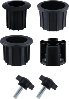 Produktbild von Regenparasol-Ersatzteile - 6 Stück - schwarz
