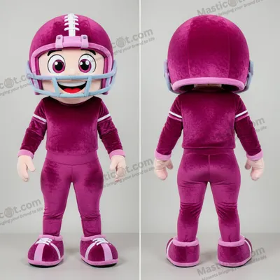 Produktbild von Magenta MASTICOT Samtiger American-Football-Helm-Maskottchen
