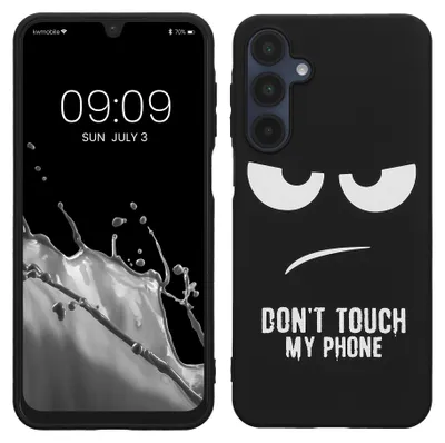 Produktbild von kwmobile KWM000021XY001C, Cover, Samsung, Galaxy A16 5G, Schwarz, Weiß