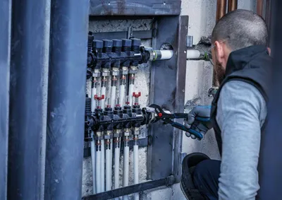 Produktbild von Wasserpumpenzange 180 mm, Mehrkomponentengriffe