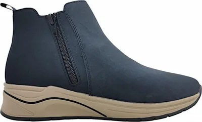 Imagen del producto de Zapatos de mujer Rieker, botas, botines, color azul, para uso diario