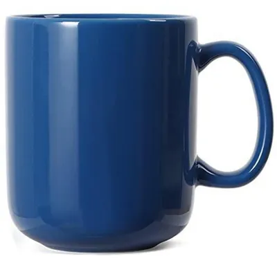 Image de Grande tasse en céramique de 600 ml avec anse, couleur bleue