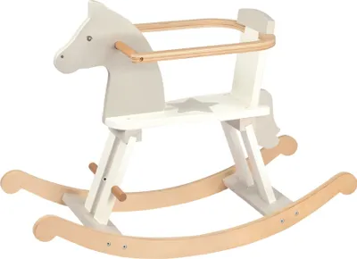Obrázok produktu pre Goki Rocking Horse, 1 rok / roky, Drevo, Šedá, Biela, Drevo