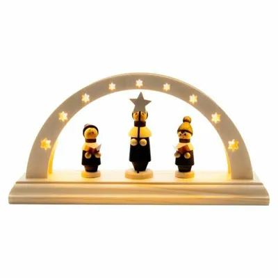 Obrázok produktu pre Sviečkový oblúk s LED osvetlením ŠxVxH 24x12x6cm NOVINKA