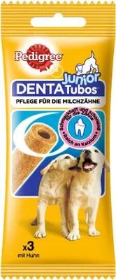Produktbild von PEDIGREE® TUBOS™ Beutel Junior mit Huhn 3 Stück