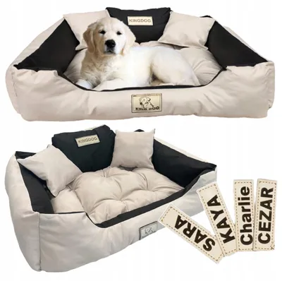 Produktbild von KingDog Wasserdichtes Hundebett personalisierbar 130x105 cm