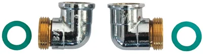 Produktbild von KWC Anschlussset, für Duschpaneel, Bei Wandeinbaukasten 195x215 mm