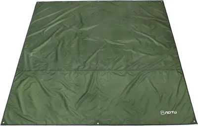 Image de Azarxis Zeltplane Tarp wasserdicht Outdoor Camping Sandstrand Armeegrün M 1.8x2.2m