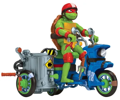 Produktbild von Teenage Mutant Ninja Turtles Turtle Cycle Mit Sidecar & Figur, Motorrad, Ninja Turtles, 4 Jahr(e), Mehrfarbig