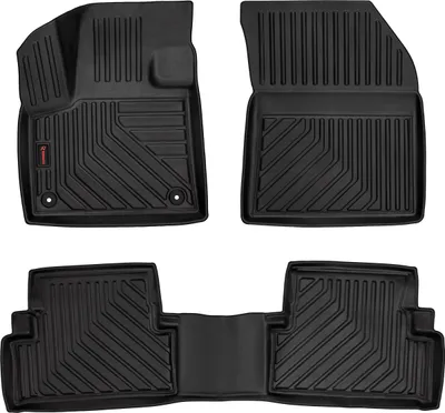 Immagine prodotto di Tappetini auto in gomma 3D Wielganizator per Opel Grandland crossover (2017-) – neri, bordo alto, set 3 pz