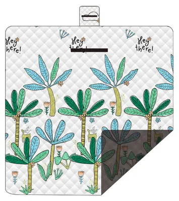 Produktbild von Waschbare Picknickdecke, Stranddecke, Picknickmatte, Campingdecke mit Tragegriff für Picknick, Garten, Strand, 150 x 200 cm