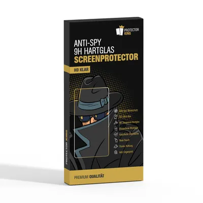 A product box for an anti-spy screen protector.