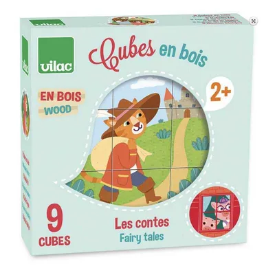 Produktbild von Vilac Holzbausteine Märchen Puzzle Lernspielzeug