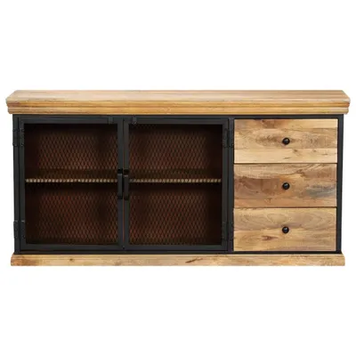 Produktbild von vidaXL Sideboard 150x40x75 cm Massivholz Mango