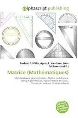 Produktbild von Matrice (Mathématiques)