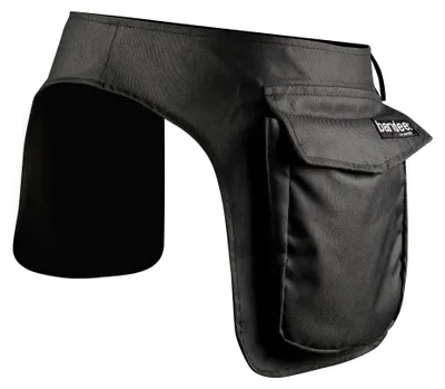 Immagine prodotto di OWNEY proprietari di cani marsupio nero M resistente alle intemperie Outdoor marsupio traspirante con molte tasche und riflettori