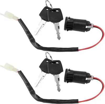 Productafbeelding van Elektrische driewieler, plastic scooter, 2 versnellingen, aan/uit schakelaar, verwisselbaar, met 4 sleutels.