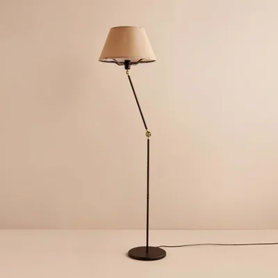 Produktbild von Opviq, AYD-3480, Stehlampe, 100 % PVC, Creme, 38 x 38 x 150 cm