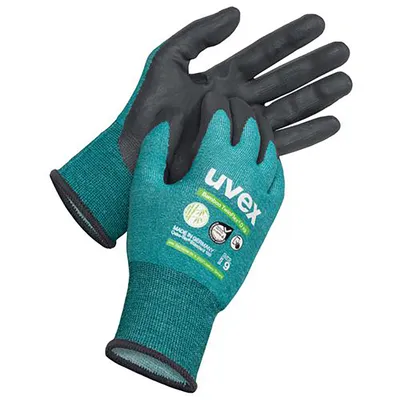 Produktbild von uvex Schutzhandschuh Bamboo TwinFlex D xg blau, schwarz Gr. 8