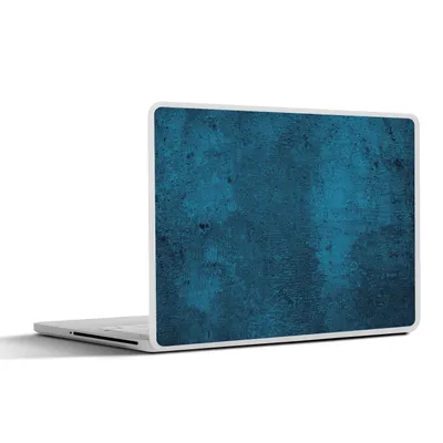 Produktbild von MuchoWow® Laptop Aufkleber Sticker Cover Naturstein - Beton - Stein - Blau 32.5x23.5 cm - Sticker für Laptop - Selbstklebend