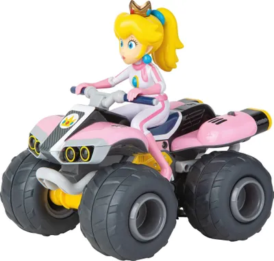Image de Quad Télécommandé Peach CARRERA Mario Kart, 2,4 GHz, Échelle 1:20, Dès 6 ans