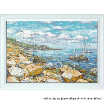 Produktbild von Oven Kreuzstichset "Krimküste", Zählmuster, 38x26cm