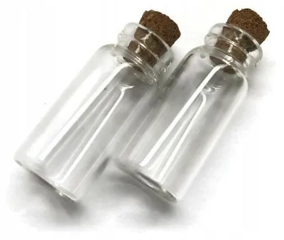 Produktbild von BT-14 Glasfläschchen mit Korken 15ml Bastelbedarf