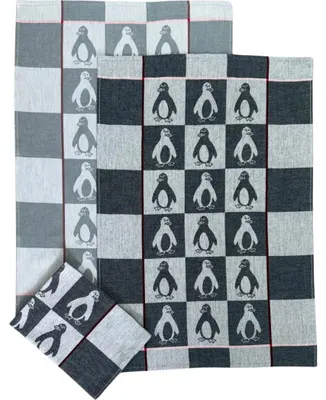 Obrázek produktu pro Kuchyňské utěrky Extra savé Tučňáci 50x70 cm, 3 ks