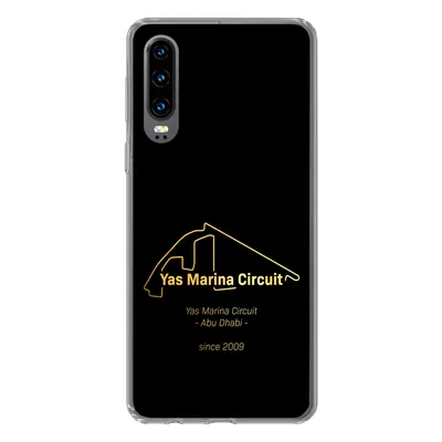 Produktbild von MuchoWow® Handyhülle Schutzhülle Hülle für Huawei P30 F1 - Abu Dhabi - Rennstrecke Silikon Softcase Handy Hülle - Kartenbesitzer