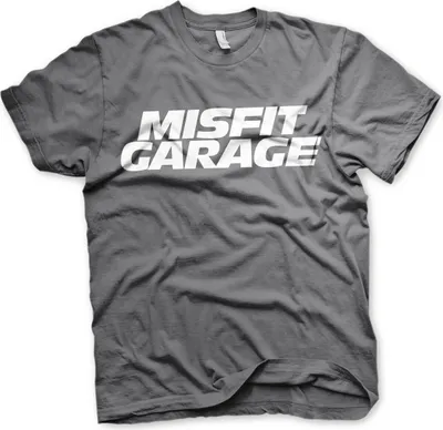 Produktbild von Misfit Garage Logo T-Shirt - Medium - DarkGrey