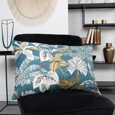 Image de Coussin décoratif avec motif HOTEL TROPIK, 61 x 41 cm