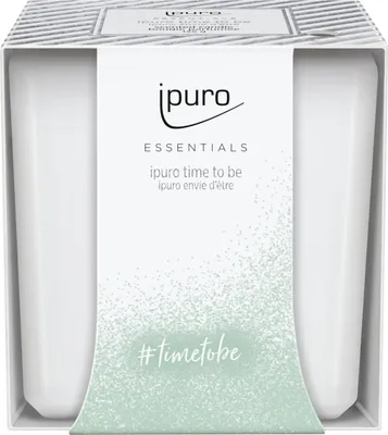 Produktbild von ipuro Essentials Duftkerze time to be 125 g
