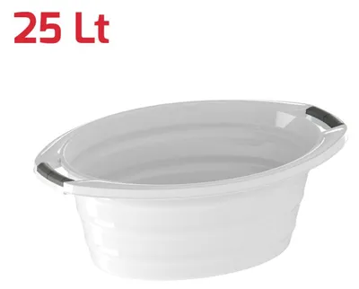 Produktbild von Waschbecken Mit Griffen 25L Reca Plast Weiss
