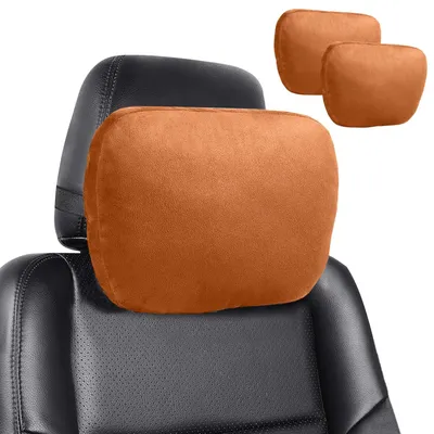 Produktbild von 2x Auto Kopfstütze - Ergonomisches Nackenstützkissen für Auto und Reise - Atmungsaktiv und Komfortabel