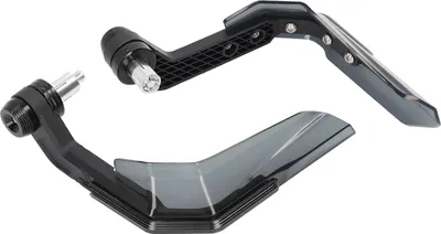Productafbeelding van 22mm motorhandschermen, universeel, van aluminiumlegering, geschikt voor sportmotoren, dirtbikes, ATV's, MX-motoren en motocross, zwart