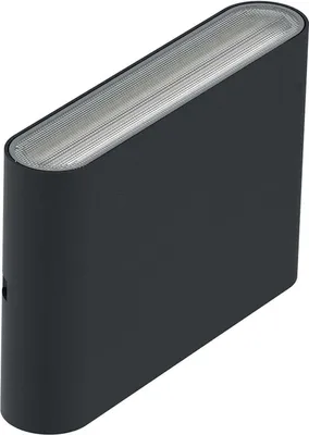 Obrázek produktu pro Venkovní nástěnné svítidlo LED hliníkové IP65 Š: 13,5 cm s vypínačem Nahoru Dolů Černá Změna barvy 3000-5700 K 680 lm